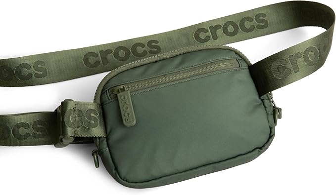 Crocs Classic Belt Waist Bag, Customizable Fanny Pack, Personalize with Jibbitz Charms, Cargo, One Size