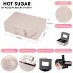 Hot Sugar Beginner Makeup Kit - 92 Piece Makeup Set for Women, Complete Full Face Cosmetics Collection, Ideal Makeup Gift Set (White)