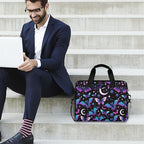 MNSRUU Laptop Bag for 15.6 inch Black Gothic Bats