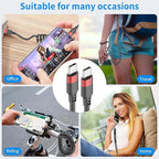 Coiled USB C to USB C Cable, 2 Pack 3FT USBC Car Charger Cord, USBC to USBC Coiled Cable Fast Charging for Carplay, iPhone 17/16/15 Plus/Pro Max, Samsung Galaxy S25 S24 S23, Pixel 10 9