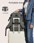 LOVEVOOK 40L Large Travel Backpack for Women, Carry on Backpack Airline Approved, Waterproof Travel Essentials fits 18" Laptop, TSA Personal Item Travels Bag Sports Backpack with 3 Packing Cubes