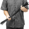 Armpow 24 inch Black Zip Ties Heavy Duty 50 PCS, 250 LBS Ultra Exclusive Strong Plastic Wire Ties, Large Cable Ties Extra Long Tie Wraps, Indoor and Outdoor UV Resistant