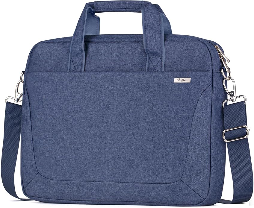 BAFFINA Laptop Shoulder Bag 15.6 16 17.3 Inch for Men Women,Waterproof Computer Carrying Case Messenger Bag Briefcase Work