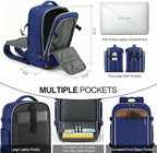 TILYMOL Travel Backpack for Women & Men - 15.6 inch Laptop Backpack Airplane Flight Approved, Large Carry On Anti-theft Bag for Travel Work Business Weekender