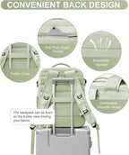 WONHOX Large Travel Backpack Carry on Flight Approved Laptop Work Business Backpack for Women Men Mochila de Viaje