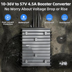 Starlink Gen 3 12V Adapter Step Up Converter with 50A Anderson Plug 12V-36V to 57V 4.5A Booster, Starlink Gen 3 Power Supply Quick Connect/Disconnect Connector 23FT/7M DC Power Cable