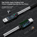 2Pack 10ft iPhone Fast Charger Cable, [Apple MFi Certified] Long USB C to Lightning Cable 10 Foot, High Fast 10 Feet Apple Charging Cord for Apple iPhone 14/14 Pro Max/13 Mini/12/11/XS/XR/8/7Plus,iPad