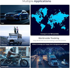 SALIND 11 4G GPS Tracker - Real-Time Tracker for Vehicles, Cars, Fleets, LTE Device w/Magnetic, US & Worldwide SIM Card Included, iOS/Android Compatible, Up to 70 Days Battery - Subscription Required