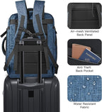 55L Extra Large Travel Backpack for Men & Women, 60L Expandable Big Capacity For Airplanes, Travel Gifts for Men Women, Carry On Backpack Fits 18.4 Inch Laptop, Luggage Suitcase Daypack Bag, Blue