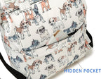 Kinmac Wide Open Style Laptop Backpack College Travel Outdoor Backpack For Laptop Up to 15.6 Inch (Dog)