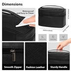 33 Pcs Mother's Day Gift, Charcoal Hydrating Skin Care Gift Set for Women & Men, Bath & Body Gift Basket Set, Home Spa Set, Leather Bag, Anniversary, Birthday, Christmas, Father's Day