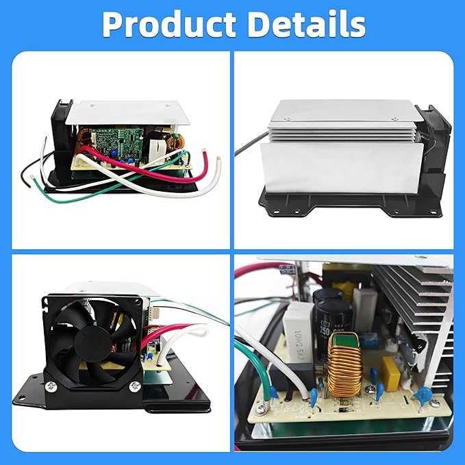 𝐔𝐩𝐠𝐫𝐚𝐝𝐞 WF-8955-AD-MBA RV Converter 55 Amp, Lithium DC Main Board Assembly for WF-8955PEC Power Converter Replacement for WF-8955 Series and Parallax 7155 7145 Converter 1 Year Warranty
