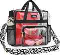 MAY TREE Clear Bag for Stadium Events, 12x6x15 Clear Tote Bag with Removable Strap, Transparent Bag for Concert Sports Gym, Cow-Strap