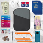 Family Passport Holder for Travel with RFID Blocking, Traveling Essentials Organizer Pouch Bag, Light Passport Wallet for Travel Must Haves Accessories for Women Men