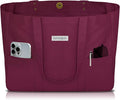 HOMESPON Large Canvas Tote Bag for Women Everything Bag with Pockets and Laptop Sleeve