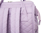 Kinmac Wide Open Style Laptop Backpack Travel Outdoor Backpack For Laptop Up to 15.6 Inch(Purple Embroidery)