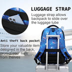 Volher Laptop Backpack,Business Travel Anti Theft Slim Durable Laptops Backpack,Water Resistant College Computer Bag for Women & Men Fits 15.6 Inch Laptop and Notebook-Dreamy Blue