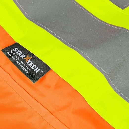 Pioneer Hi Vis Lightweight Waterproof Safety Rain Suit - Reflective Work Rain Gear for Men and Women