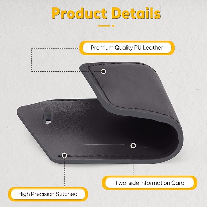 Travelambo Luggage Tags for Suitcases PU Leather Travel Tags Bag Tags Privacy Protection Travel Essentials