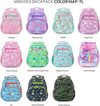 mibasies Toddler Backpack for Girls 2-4: Cute Kids Backpacks for Girls - Preschool Kindergarten Backpack - Unicorn Bangs