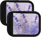 Qilmy Water Painting Wildflowers Luggage Handle Wrap 2Pack Luggage Identifiers Tag Comfort Handle Grips Cover for Stroller Suitcase Bag Airplane Travel Accessories797