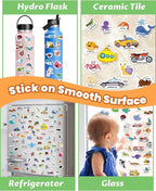 Walenced Reusable Sticker Book for Toddlers, Stickers for Kids, Toddler Sticker Book, Toddler Craft Activities, Toddler Travel Toys Boy Girl Birthday Gifts
