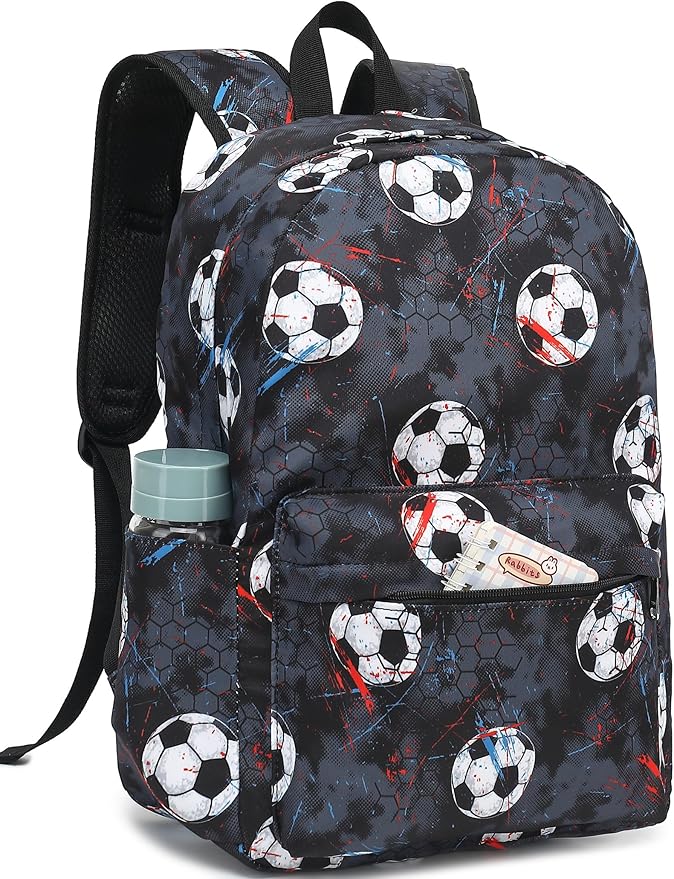 CAMTOP Preschool Backpack for Kids Boys Soccer Backpack Toddler Kindergarten School Bookbags for Age 3-8