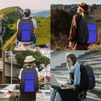 ANTERK Extra Large Backpack, Travel Backpack, Sturdy TSA Water Resistant 17.3 Inch Backpacks, Anti Theft Business Computer Backpacks Gifts for Men Women, Dark Blue