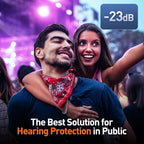 Reure High Fidelity Concert Ear Plugs, Noise Cancelling Silicone Ear Plugs 2 Pairs Great for Concerts Loud Music, Musicians, Motorcycles, Airplanes, Raves, Hearing Protection -23 dB