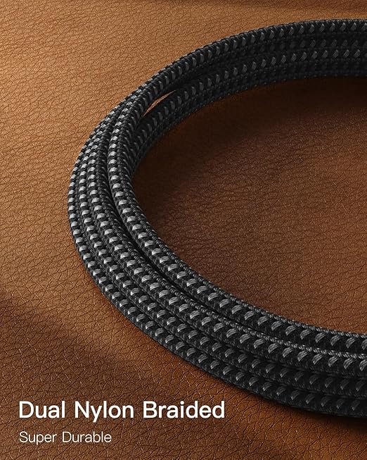 CONMDEX USB C Cable 10Gbps [2ft, 2-Pack] USB 3.1 Gen 2 USB to USB C Cable for Android Auto/Carplay, Fast Charging Short Type C Data Transfer Cord for iPhone 17 16 Pro Max Samsung Galaxy S25