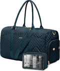 Women Weekender Travel Duffle Bag: Travel Duffel Overnight Bags with Shoe Compartment Large Carry on Tote with Toiletry Bag Weekend Traveling Yoga Gym Hospital Bag for Women with Wet Pocket