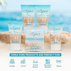 Aqua Organics Hotel Soaps & Toiletries Bulk Set | 1-Shoppe Amenities Kit | 1oz Shampoo & Conditioner, Body Wash, Lotion, 1oz Bar Soap | Travel Size | 75 Pieces