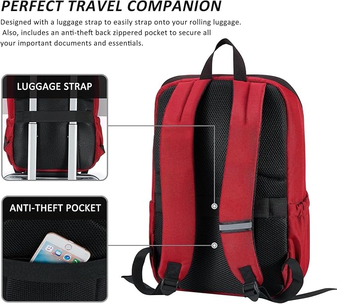 MAXTOP Deep Storage Laptop Backpack Business Anti-theft Backpacks[Water Resistant] College Computer Bookbag Fits 16 Inch Laptop