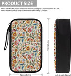 Bohemia Flower Print Electronics Organizer, Travel Cable Organizer bag, Portable Cord Storage/Charger Storage/Cable Storage, Compact Tech Bag & Charger Case