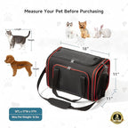 EliteField Soft-Sided Pet Carrier (3-Year Warranty, Airline Approved), Foldable Travel Bag with Removable Fleece Bed for Dogs, Cats & Small Pets, Scratch-Resistant Mesh