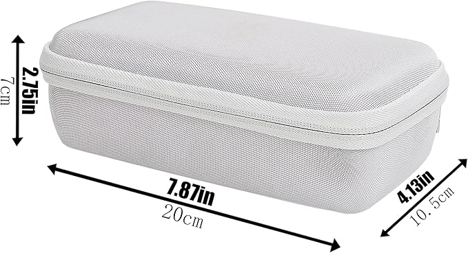 khanka Hard Travel Case Replacement for Anker 347 Power Bank (PowerCore 40K), 40,000mAh Battery Pack, Case Only (White)