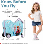 Bioworld Frozen Elsa and Anna Ride-On Luggage For Kids & Toddlers