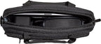Amazon Basics 11.6 inch Laptop Bag with Shoulder Strap and Handle, Briefcase with Large Capacity Compartments for Tablets and Accessories, Black, 1-Pack