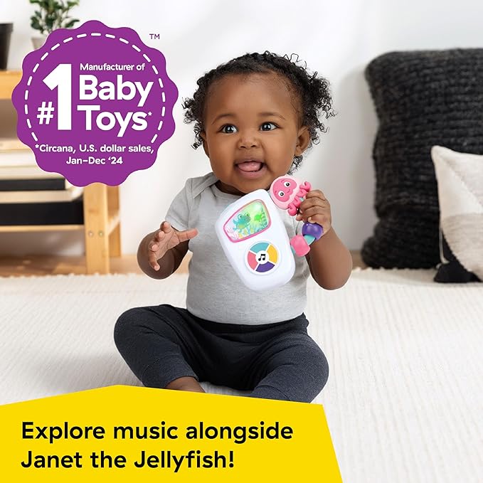 Baby Einstein Ocean Explorers Take Along Tunes Musical Toy, Jammin Janet, Ages 3 Months and up