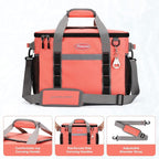 Maelstrom Collapsible Soft Cooler Bag,35/55/75 Cans Beach Cooler with Flip Top Lid, Ice Chest, Leakproof & Portable for Beach, Camping, Road Trips & Grocery Shopping