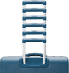 Samsonite UpLIFT Lightweight Medium Checked Softside Luggage with Spinner Wheels - Expandable - Airline-Approved, Polyester Soft Suitcase for Ultra Light Travel - Cerulean Blue