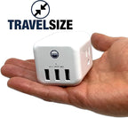 Cruise Approved Power Strip Non Surge Protector for Cruise Ship Multi Plug, 6 Outlets, 3 USB & 3 AC Outlet for Carnival, Celebrity, Princess, Norwegian & Major Lines in 2026 & 2027