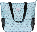 Original Floral Water Resistant Large Tote Bag Shoulder Bag for Gym Beach Travel Daily Bags Upgraded
