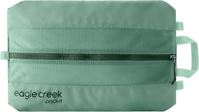 Eagle Creek Pack-It Reveal Shoe Sack - Breathable Shoe Storage Sack for Optimizing Luggage Space - Quick-Drying Material - Lightweight - Translucent Fabric - Washable - Ventilate