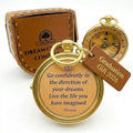 The Dream Chaser Compass - Go Confidently -2026 Unique Graduation Gifts for Him, College, High School, Cool Birthday Gift Idea for Son, Boys, Motivational Greeting Card Included