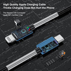 2Pack 10ft iPhone Fast Charger Cable, [Apple MFi Certified] Long USB C to Lightning Cable 10 Foot, High Fast 10 Feet Apple Charging Cord for Apple iPhone 14/14 Pro Max/13 Mini/12/11/XS/XR/8/7Plus,iPad