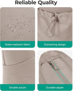 BAGSMART Foldable Tote Bag with Drawstring Bag, Tote Bag Shoulder Bag Top Handle Handbag for Travel, Work, Beach, Gym