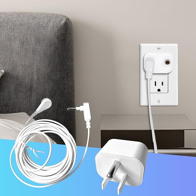3 Pcs Grounding Plug Adapter, Ground Socket Splitter, Safety Adapter for Multiple Grounding Products in to Single Ground Port, Compatible with US Type B Outlets