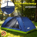Camping Tent, 1/2 Person Tent, Lightweight Waterproof Backpacking Tent, 5-Minute Setup Outdoor Tent with Carry Bag, Ideal for Camping Hiking