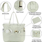 Bluboon Waterproof Beach Tote Pool Bags for Women Ladies Extra Large Carry On Bag With Wet Compartment for Weekender Travel